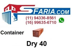 Container Dry 40 pés