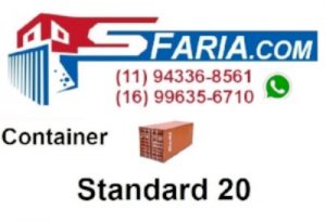 Container Standard 20 pés