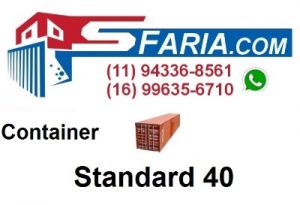 Container Standard 40 pés