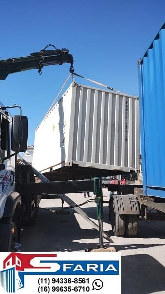 Transporte de container Santos